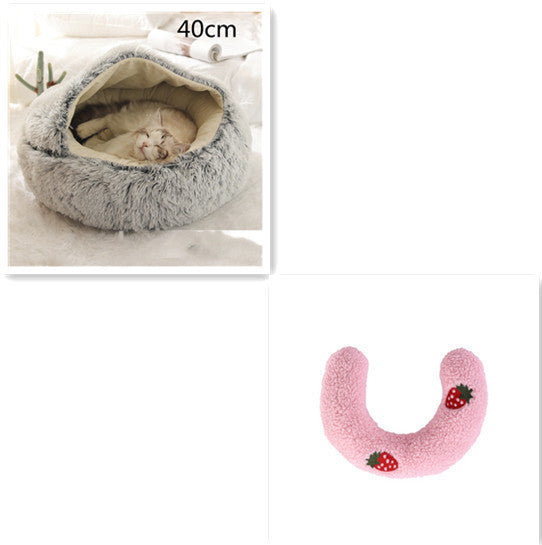 Cuccia Avvolgente "Comfort Ciambella" in Pile con Copertina - Dog Moda