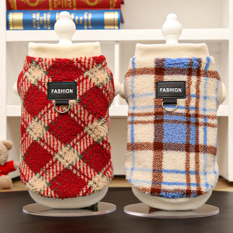 Hondenjas met Fleece, Harnasring en Pied de Poule