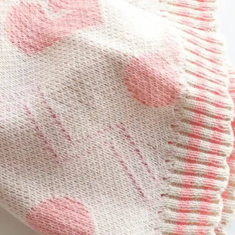 Maglioncino per Cani con Ricamo Cuoricini - Lana Morbida e Calda by Dog Moda