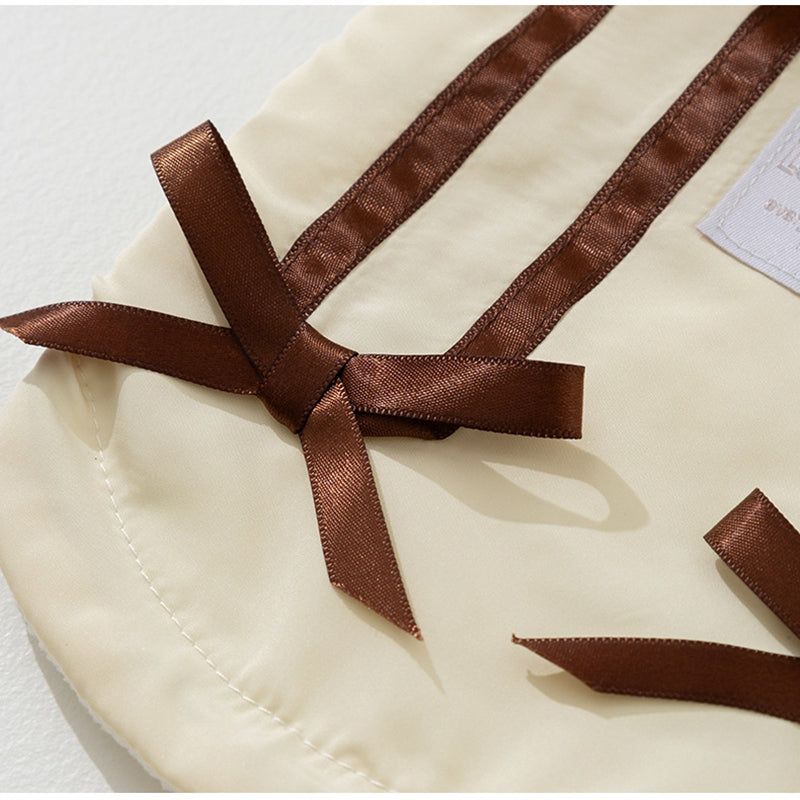 Cappotto Lucky Dog Smanicato con Cappuccio e Fiocco