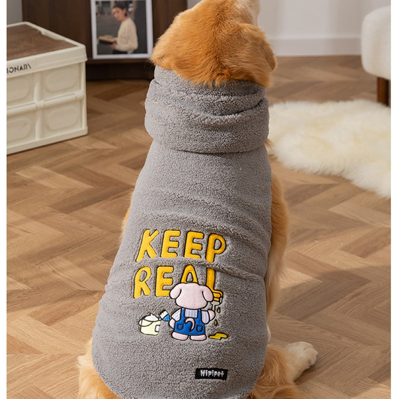 Cappotto Victor in Pile per Cani Taglia Grande - 3XL-8XL