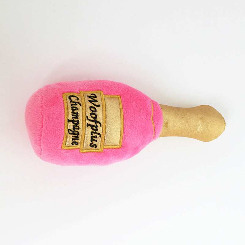 Plush Dog Toy – Soft Bottles and Scents for Small Breeds