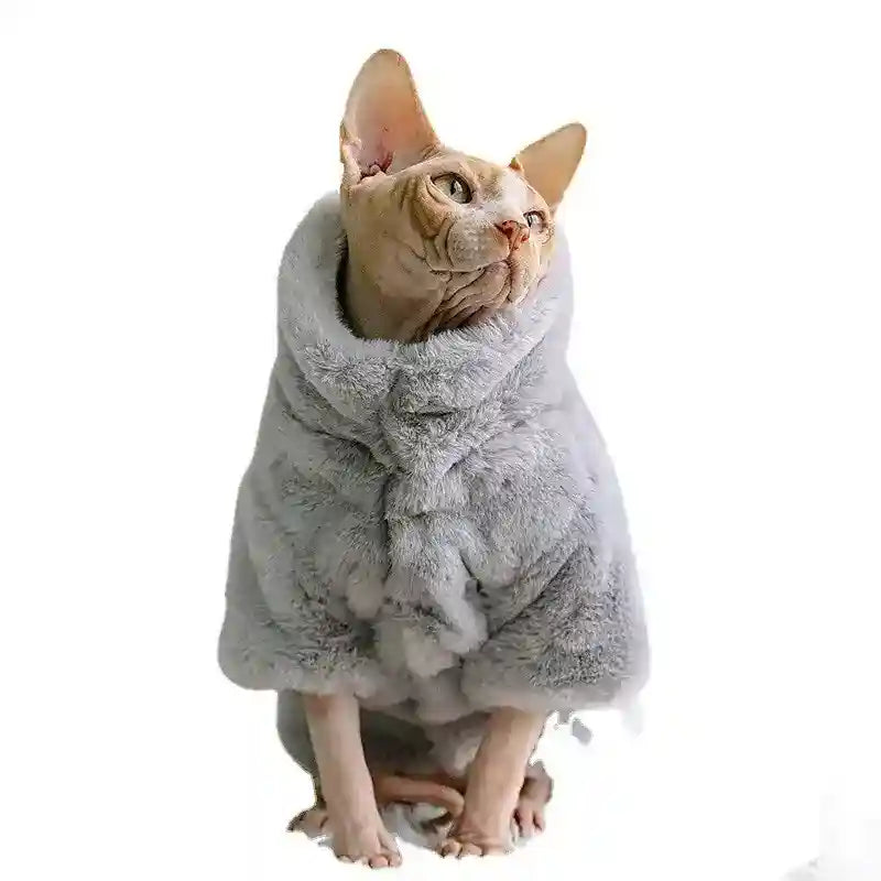 Cappotto in Eco-Pelliccia per Gatti "McQueen" - Caldo e Elegante by Dog Moda