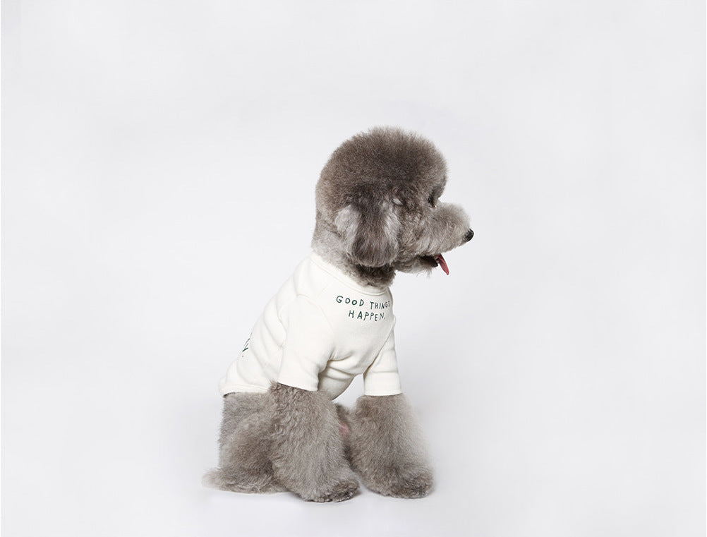 Cotton Dog T-Shirt "Good Things Happen!"