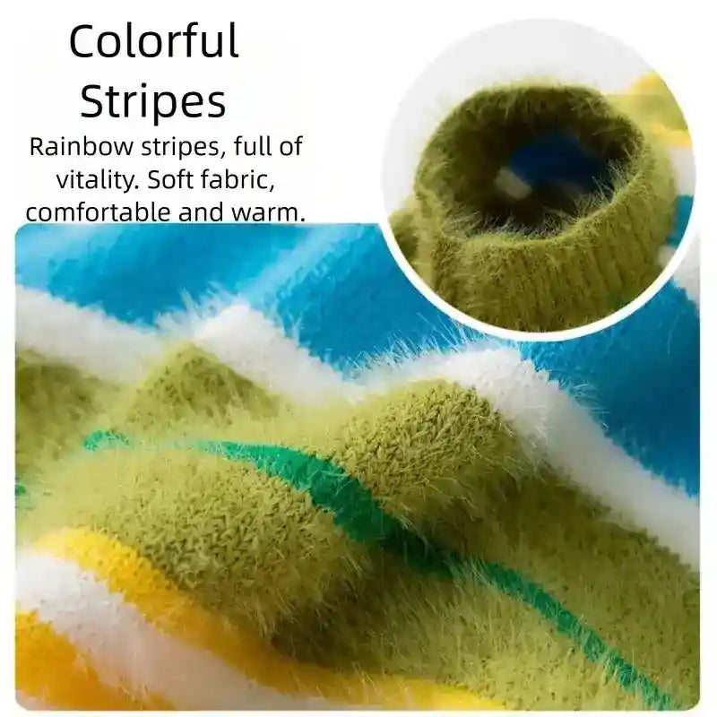 大型犬用カラフルストライプセーター ゴールデンレトリバー