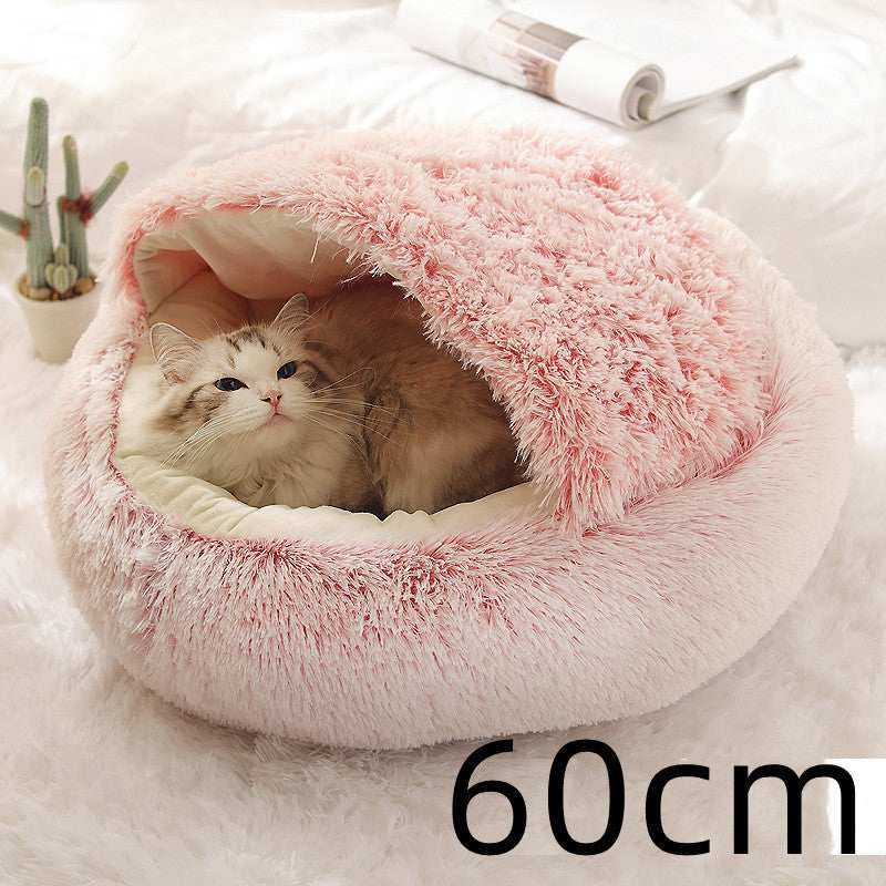 Cuccia Avvolgente "Comfort Ciambella" in Pile con Copertina - Dog Moda