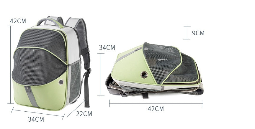 "Exploit" Dog and Cat Carrier Backpack in Anti-Scratch Nylon