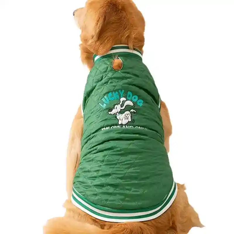 Cappotto Cani Taglia Grande Lucky Dog - Imbottito Caldo