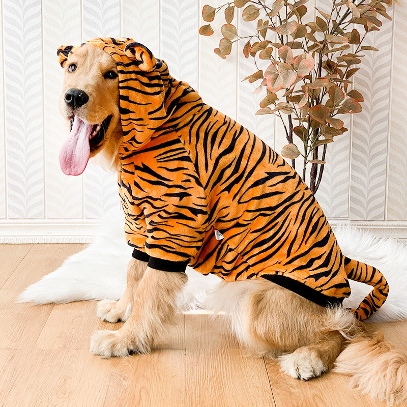 Costume per Cani Golden Retriver Tigrato Modello "Tigro"