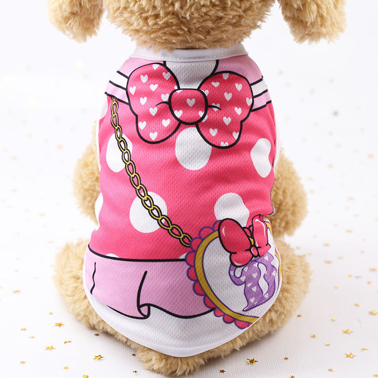 "Little Teddy" Sleeveless Dog Shirt