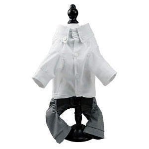 Vestito da cerimonia per cane grigio "Panama" - Dog Moda