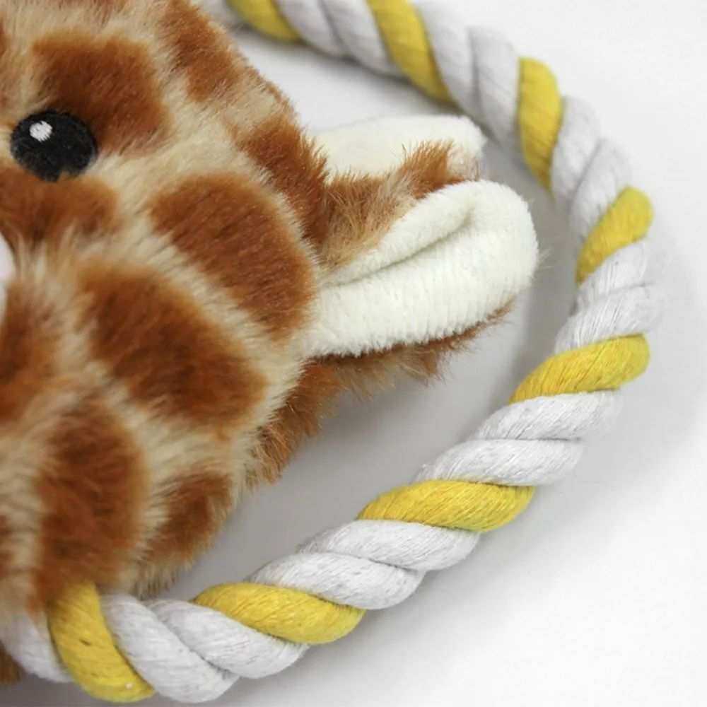 Giocattolo Interattivo per Cani a Forma di Animale con Squeaker – Divertimento Sicuro e Resistente