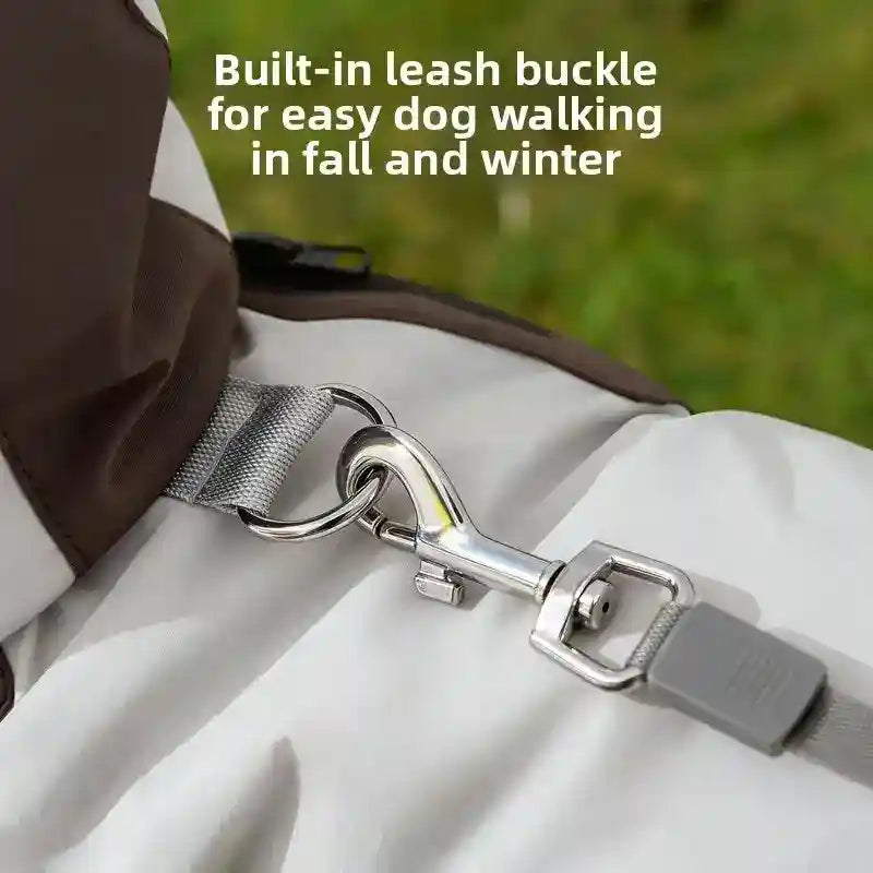 Impermeable para perros al aire libre - Capucha Bolsillos reflectantes