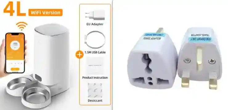 Distributore Automatico Cibo Cani Gatti 4L WiFi by Dog Moda