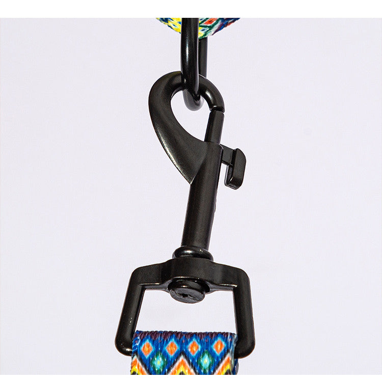 Dog Collar and Leash Set - "Bohemian" Model