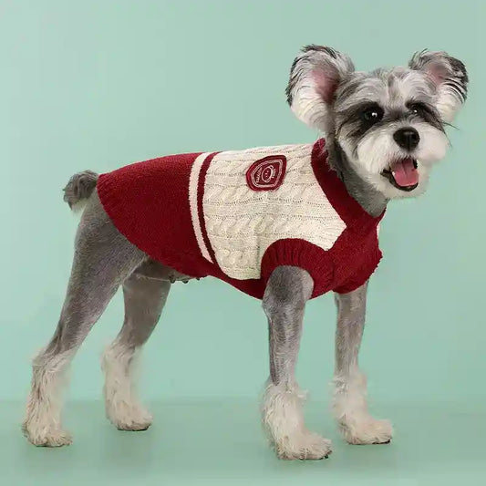 Maglione Beauty per Cani - Smanicato Intrecciato Traspirante by Dog Moda