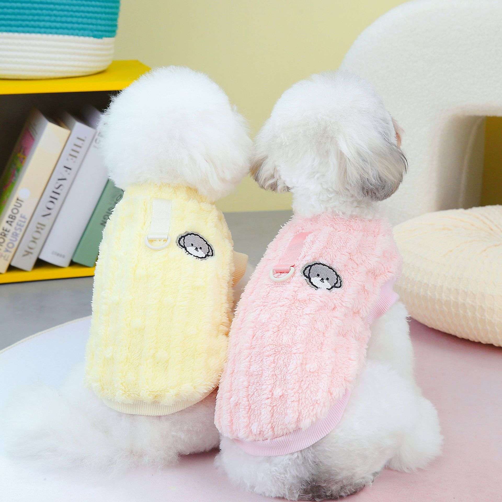 Maglia Coccolosa per Cani con Pettorina e Ricamo Maltese