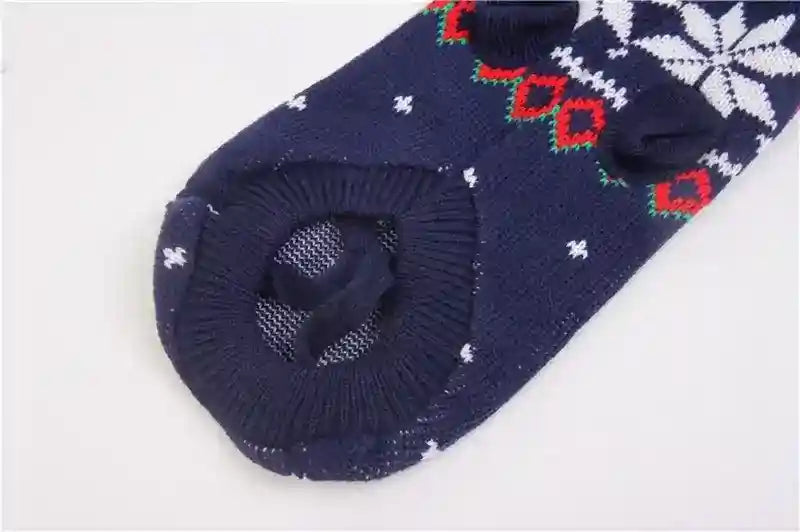 Maglioncino Invernale Blu con Fiocchi di Neve per Barboncini ed Altre Razze by Dog Moda