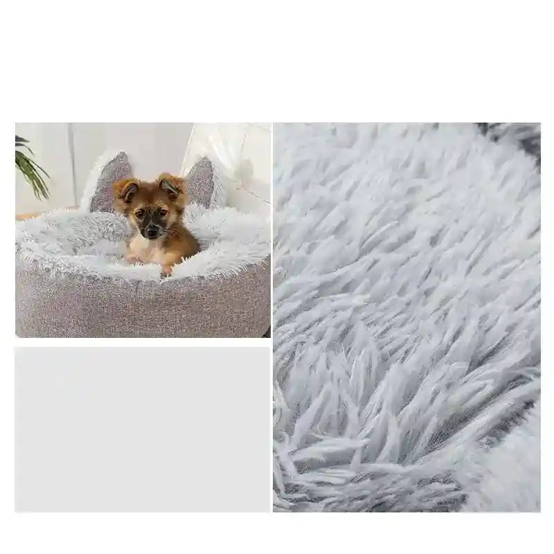Cuccia Ears per Gatti - Morbida Tana Circolare con Orecchie by Dog Moda