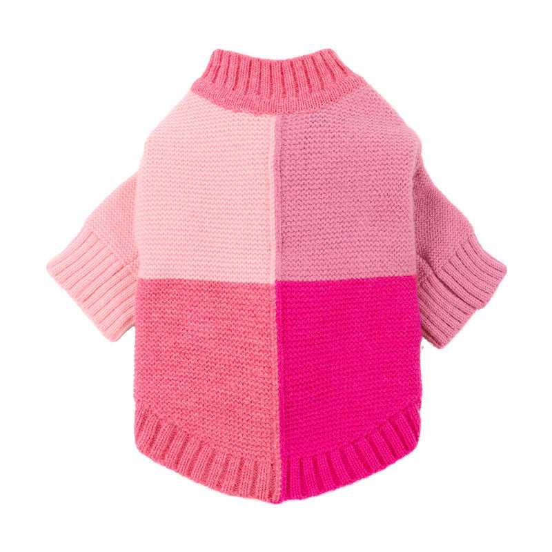 Handmade Dog Sweater "Squares" - Comfort and Unique Style
