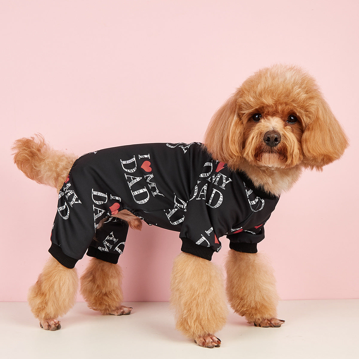 Maglia Cuori d'Amore - I Love My Mom Dad - Dog Moda