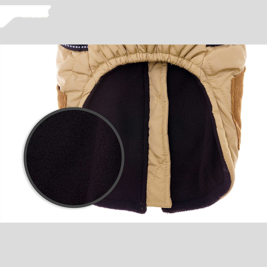 Winter Padded Dog Coat with Harness