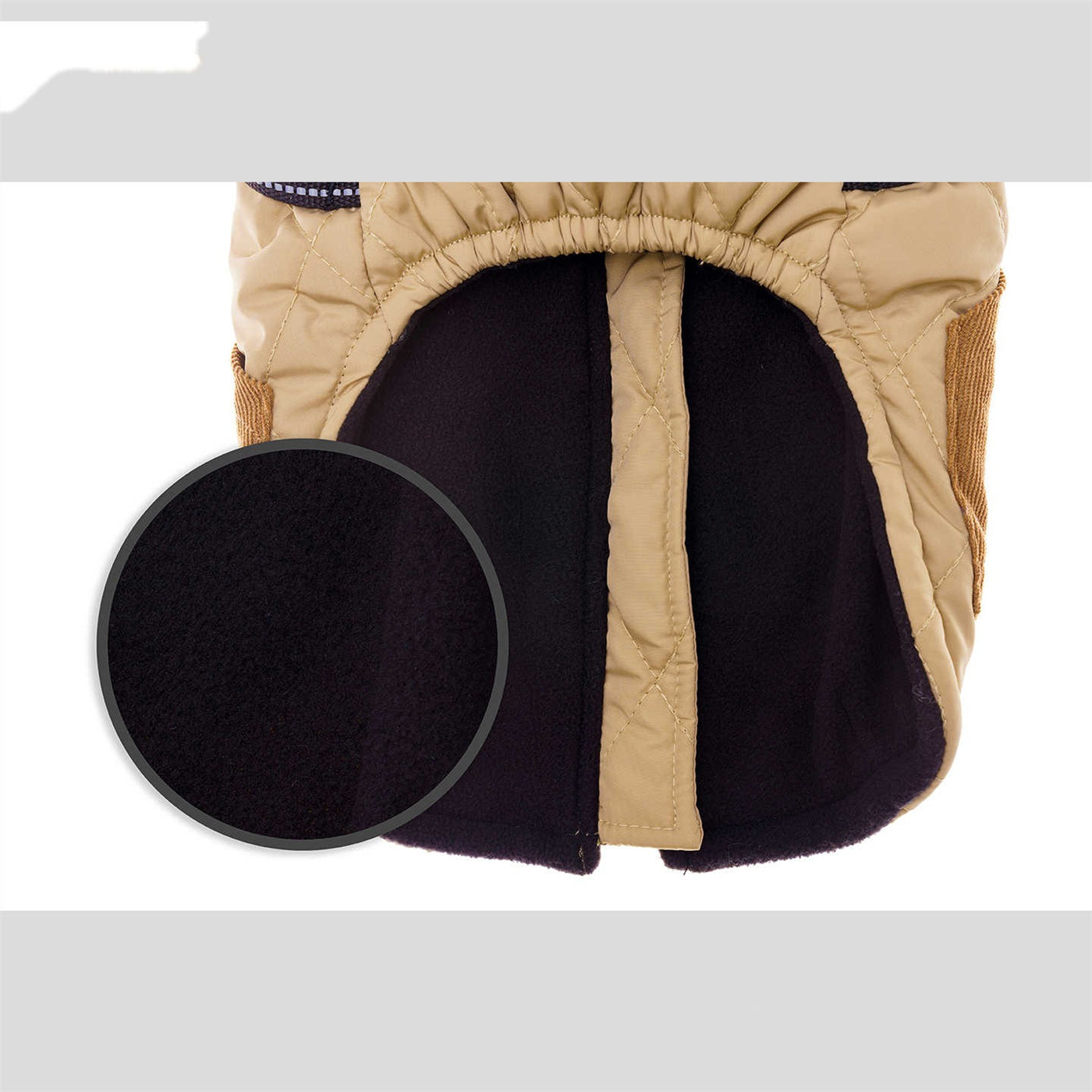 Winter Padded Dog Coat with Harness