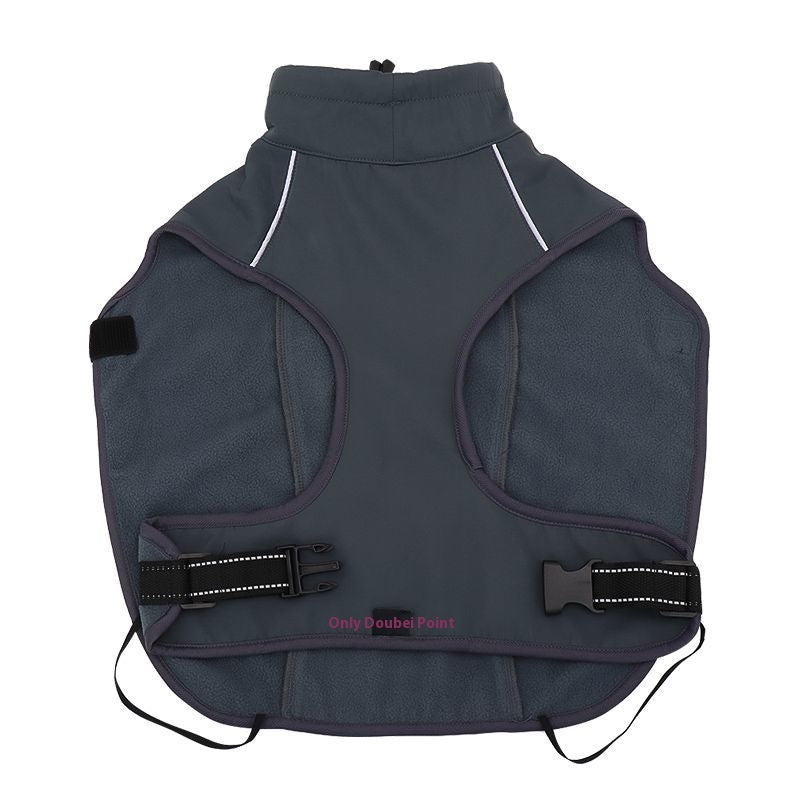 Astra Waterproof Winter Dog Coat with Reflective Inserts