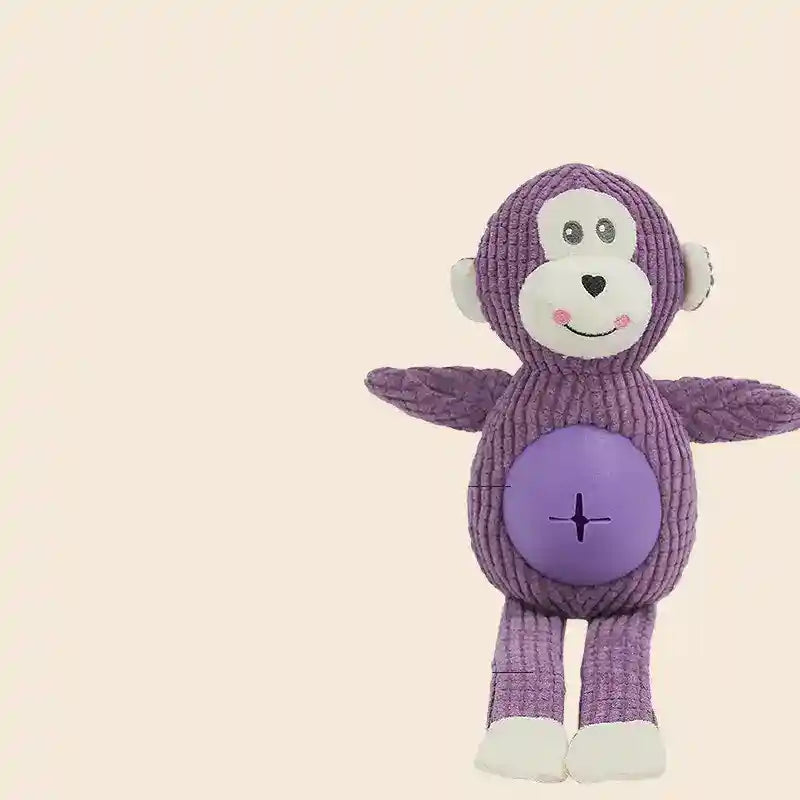 おやつ入れボール付き犬用ぬいぐるみ - インタラクティブ