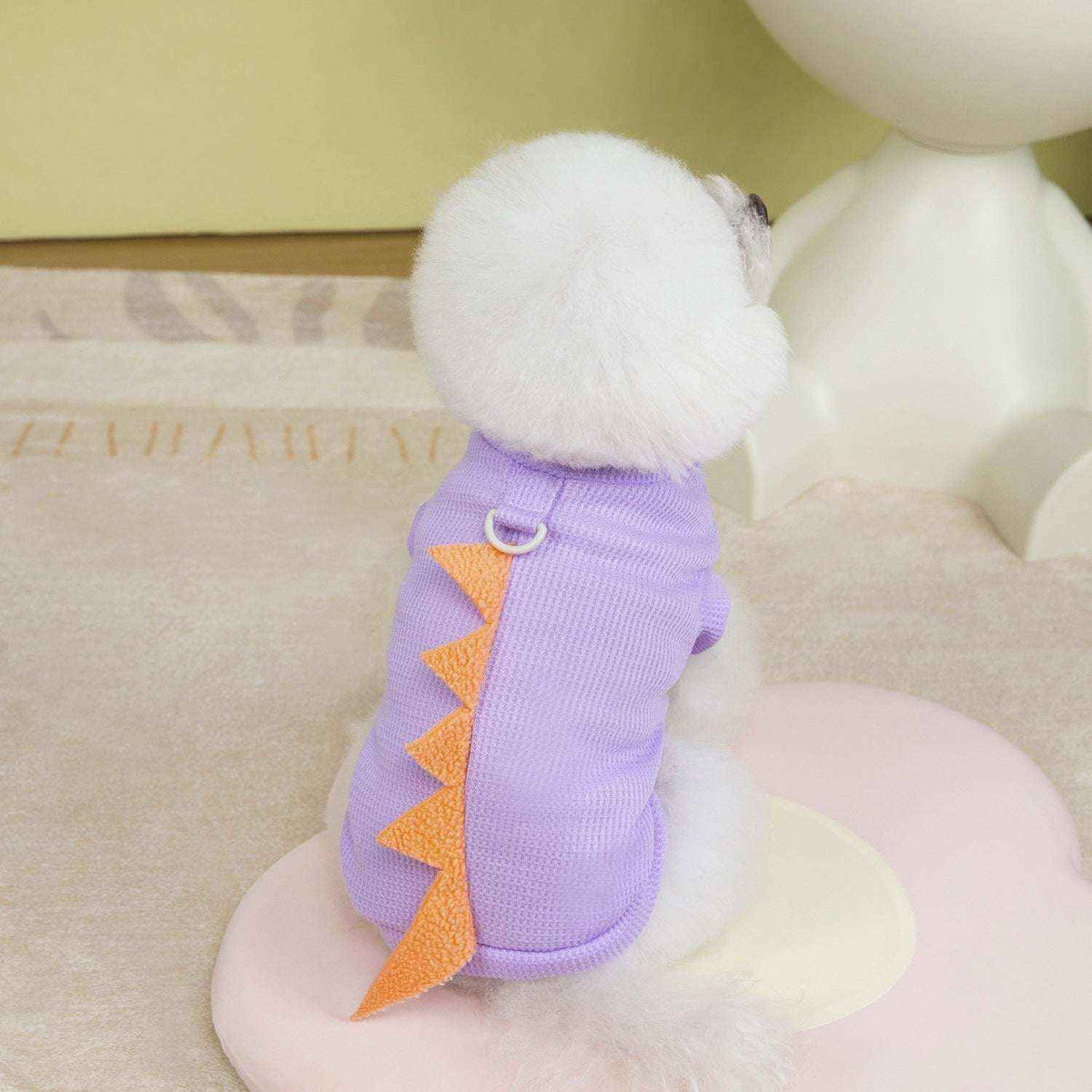 Maglia Cane Dinosauro | Pettorina Integrata | T-Rex | Dogmoda