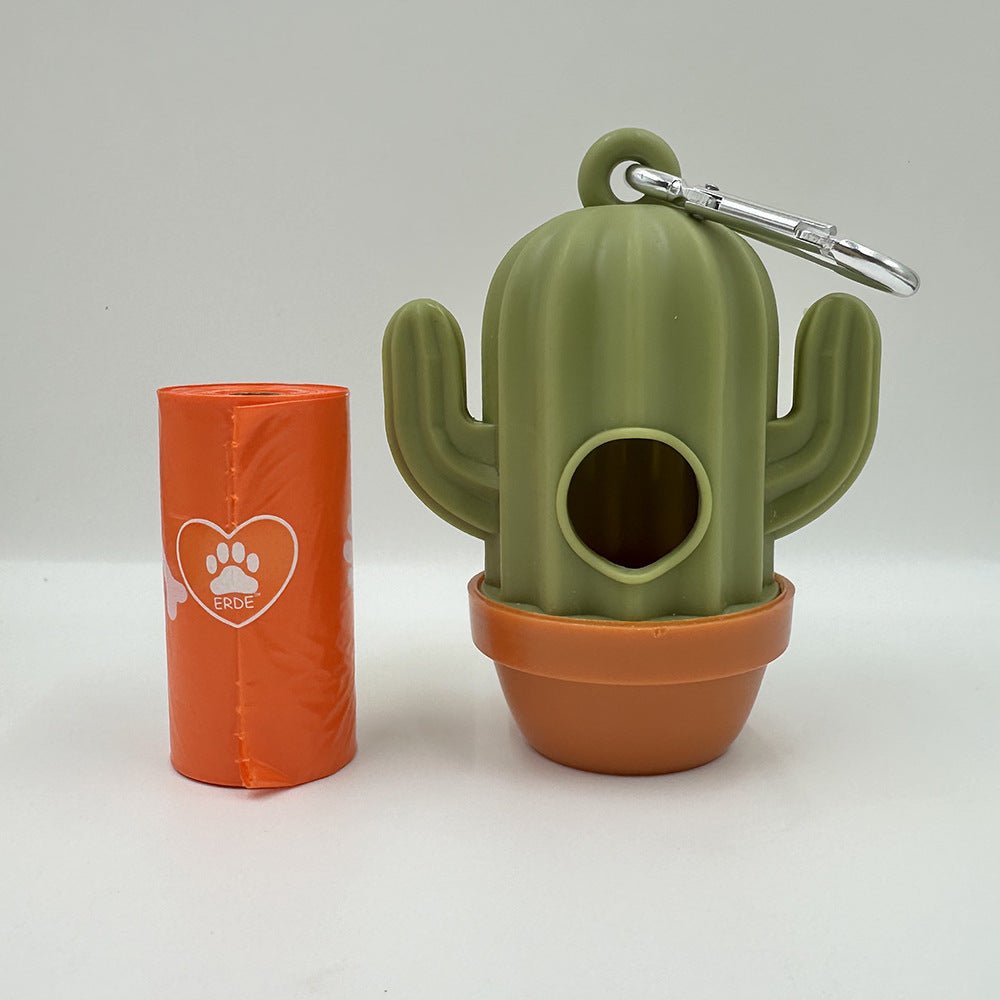 Dispenser per Sacchetti Igienici a Forma di Cactus - Pratico e Allegro - Dog Moda