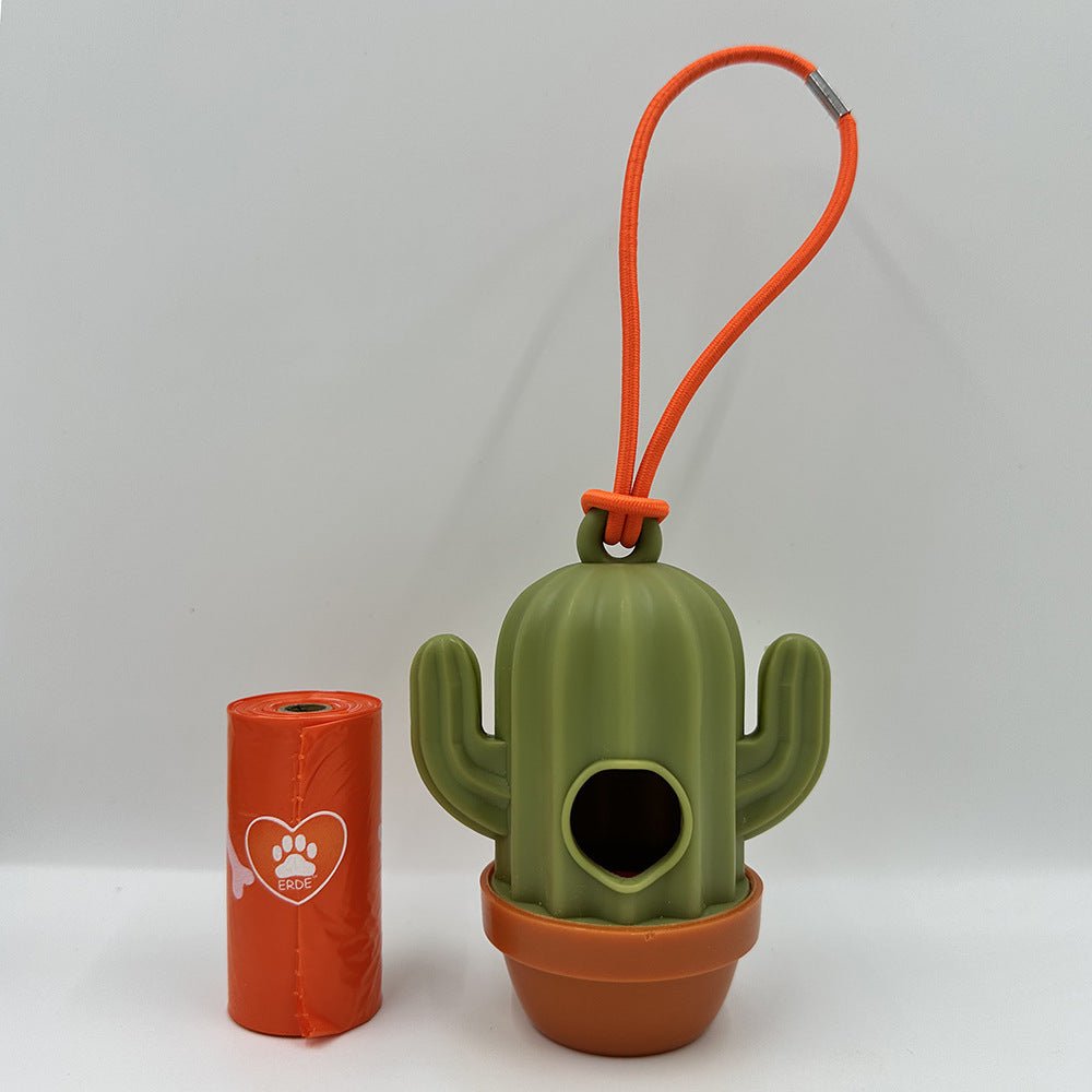 Dispenser per Sacchetti Igienici a Forma di Cactus - Pratico e Allegro - Dog Moda