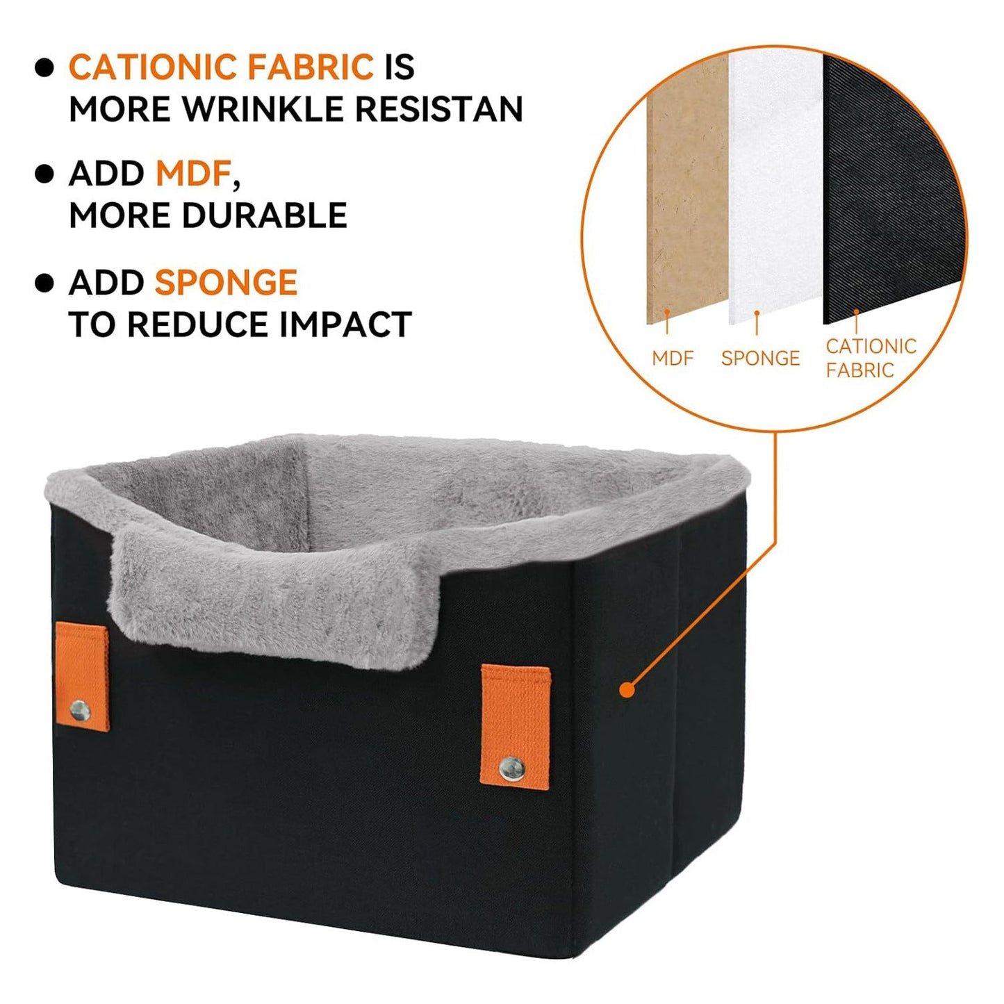 Dog Car Seat “Comfy Ride” per Cani Fino a 11kg – Sicurezza e Comfort in Viaggio! - Dog Moda