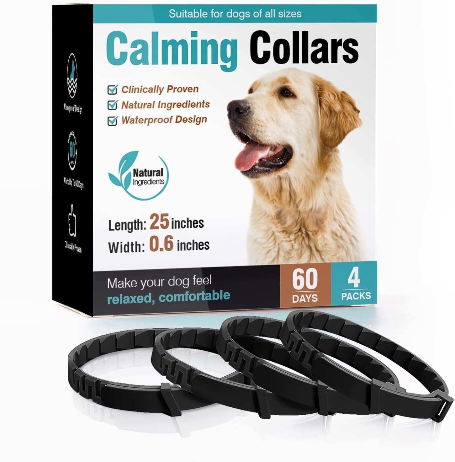 Natural Calming Collar Pet Soothing Calming Collar - Relief and Relaxation for Dogs and Cats