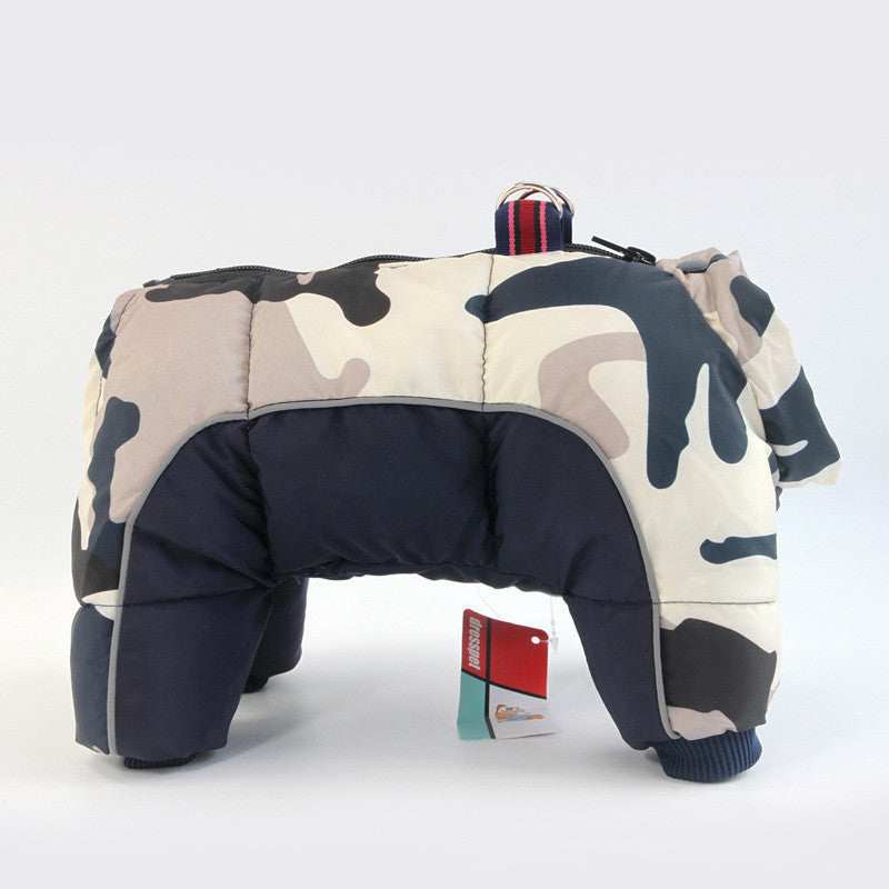Piumino Imbottito con Quattro Zampe Impermeabile - Modello Snow - Dog Moda