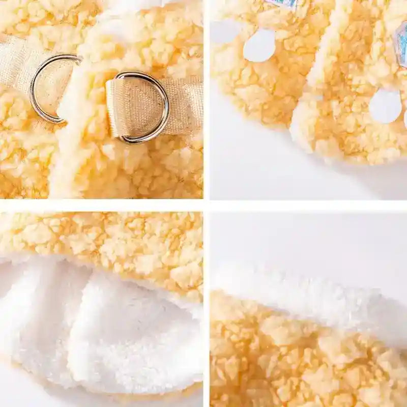 Abrigo de Lana para Perros - Suave con Parche Adorable