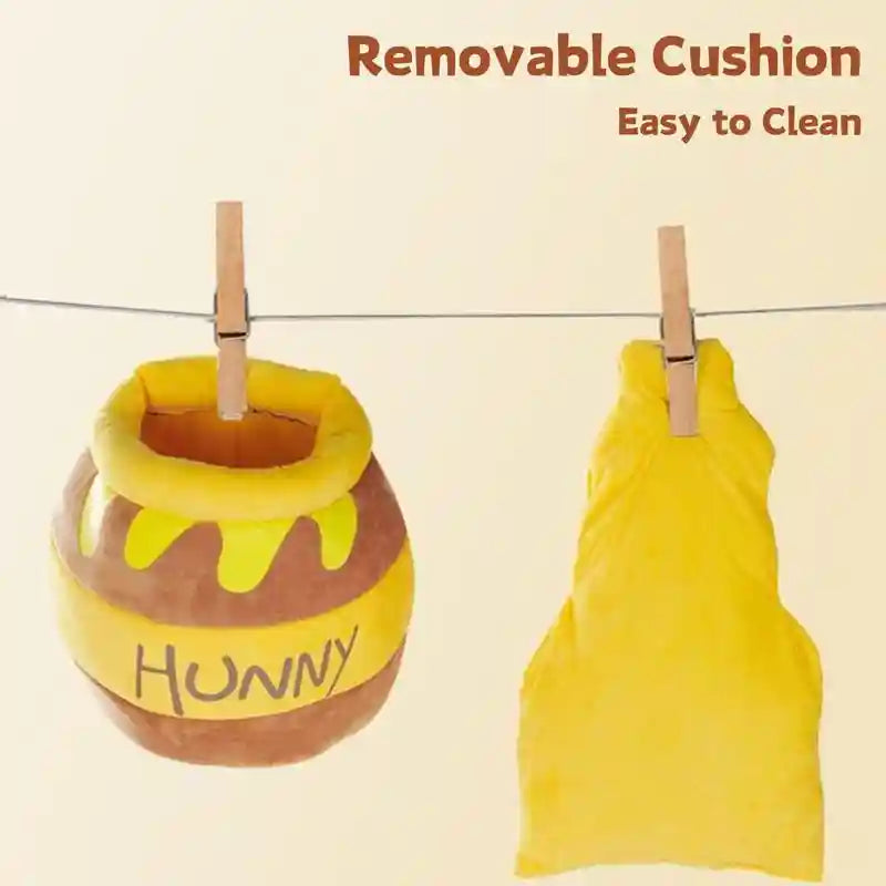 Honey Jar Cat Bed - Memory Foam Cave Bed