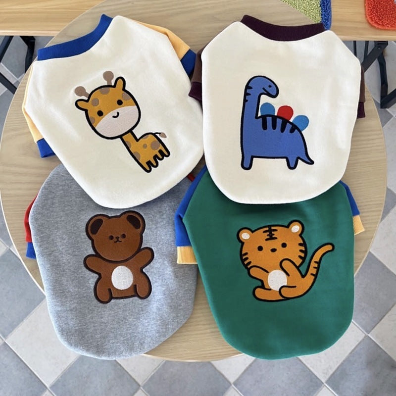 Maglia "Wild Pals" per Cani - Un Mondo di Amici sul Dorso - Dog Moda