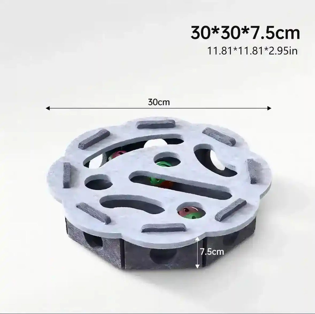 インタラクティブ猫用パズル音の出るボールおもちゃ