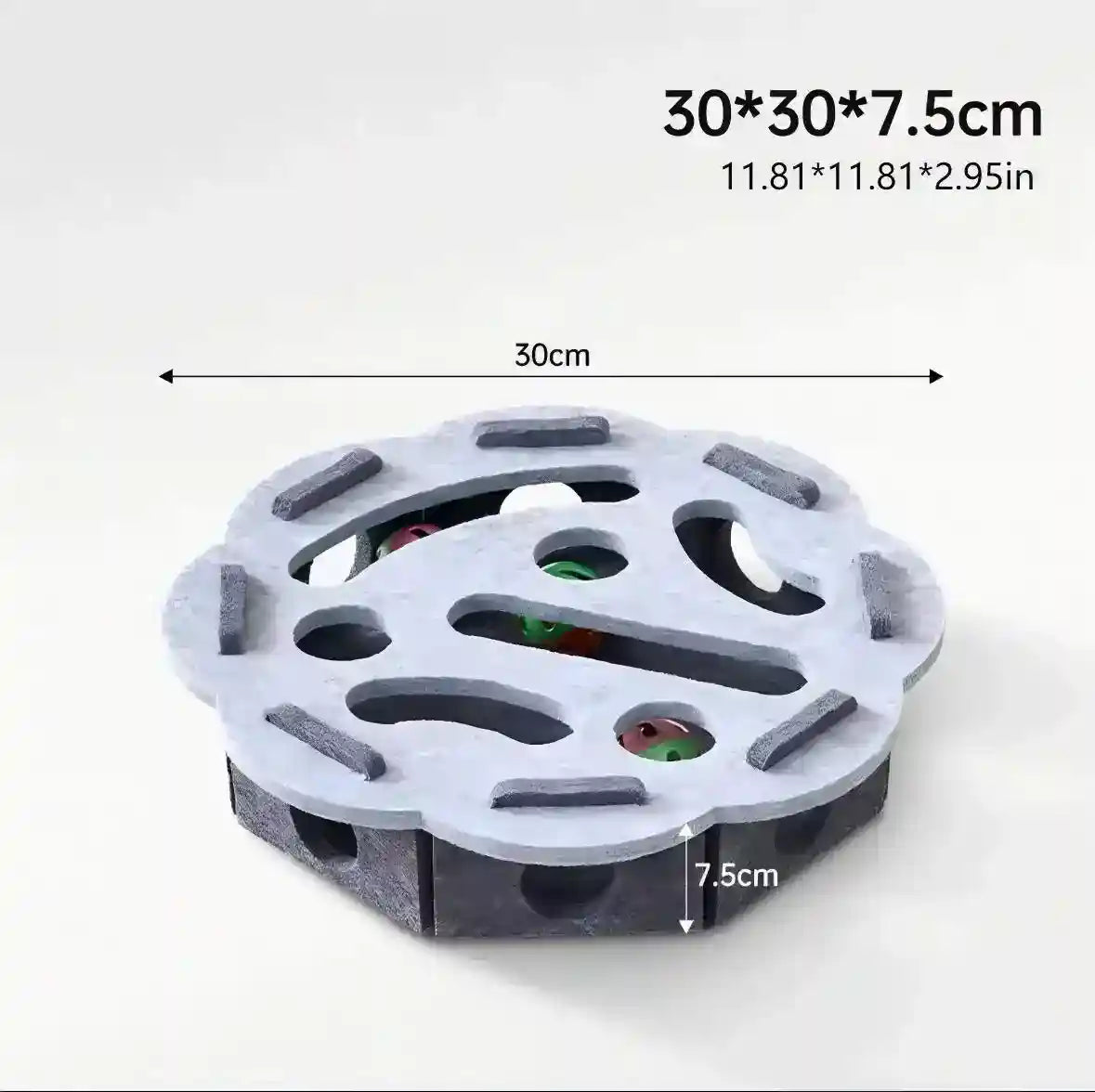 インタラクティブ猫用パズル音の出るボールおもちゃ