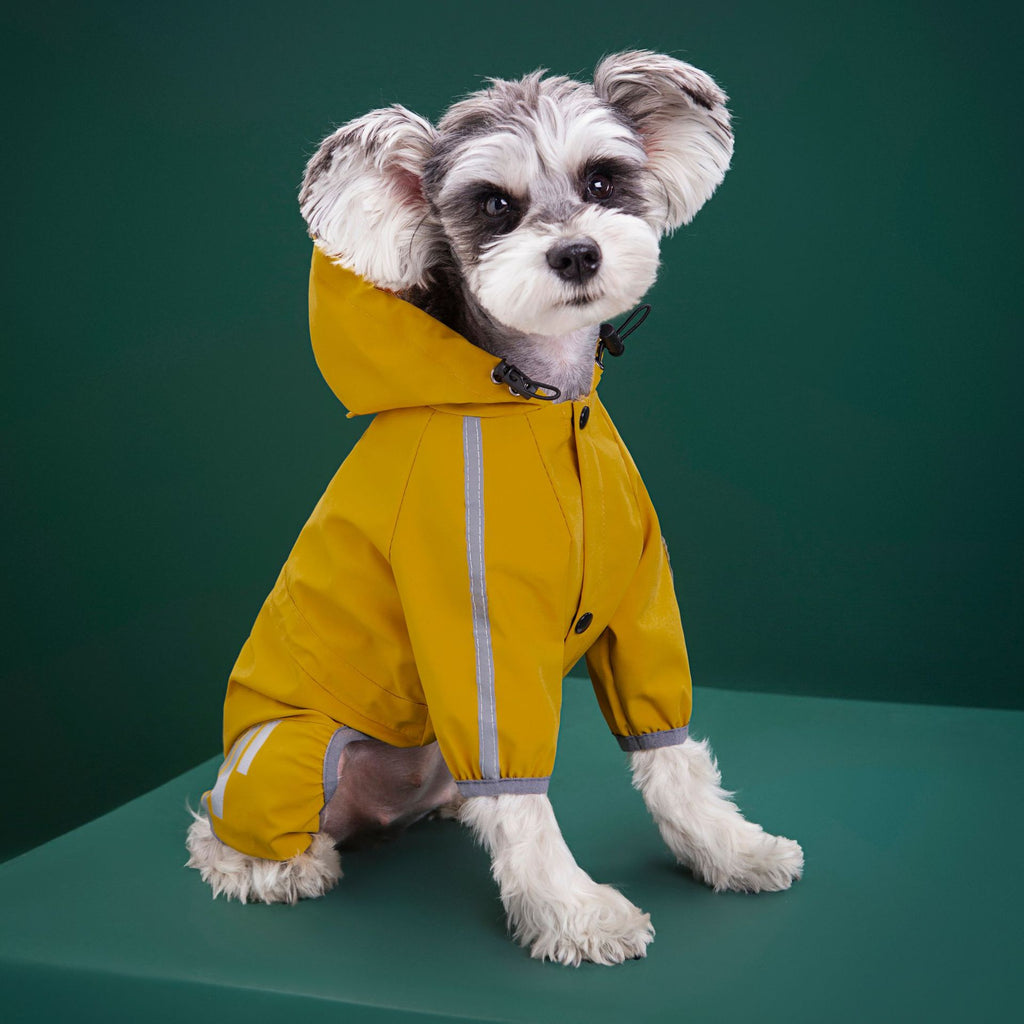 UrbanPaws 4-Legged Dog Raincoat - Rainproof