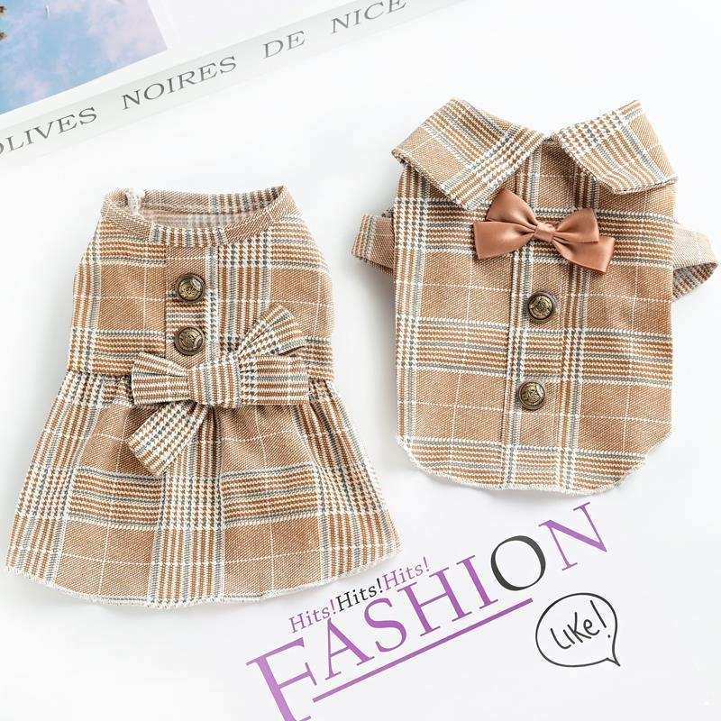 Tartan Dog Dresses for Couples – Princess and Blouse Patterns