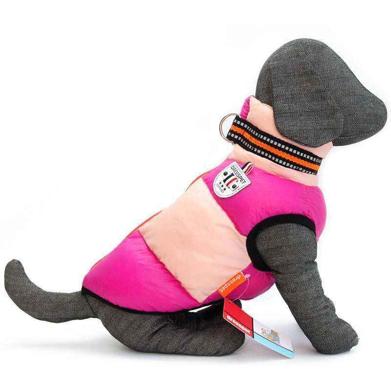 Cappottino Smanicato "Dresspet" per Cani – Anello Pettorina e Chiusura sul Dorso by Dog Moda