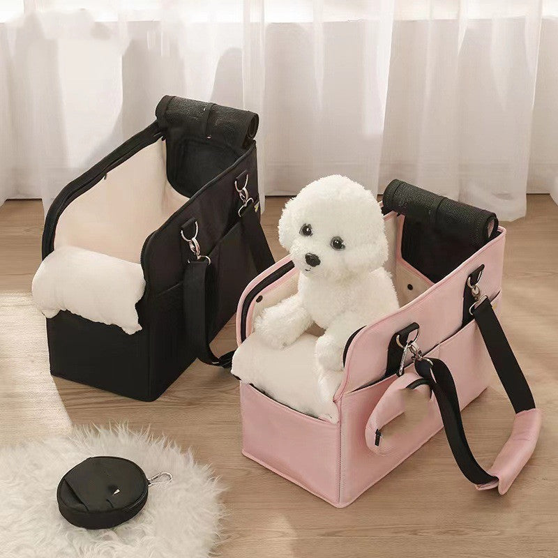 Dog Carrier Bag with Shoulder Strap "Paris" - Elegance and Comfort on the Go
