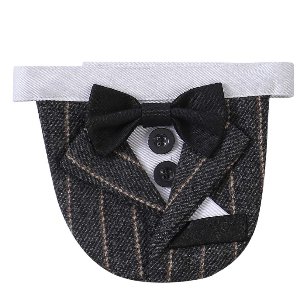 Bandana avec nœud papillon pour chiens - Élégant pour mariages