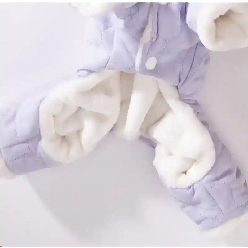 Cappottino per Cani Lucky con Pile e Cappuccio 4 Zampe by Dog Moda