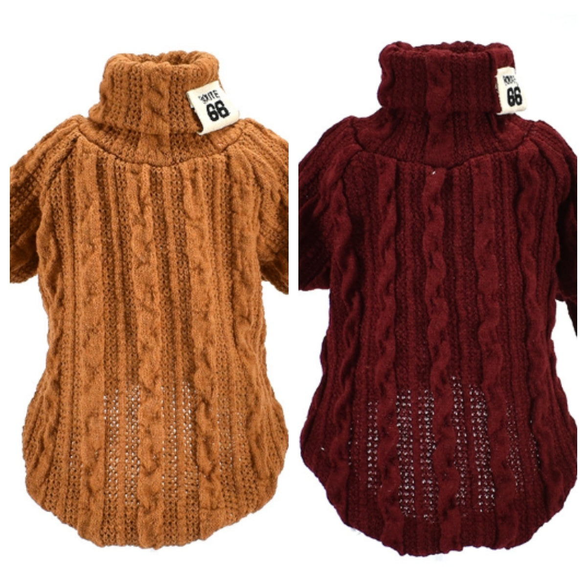 Maglione intrecciato modello "Warm" per cani di piccola taglia - Dog Moda