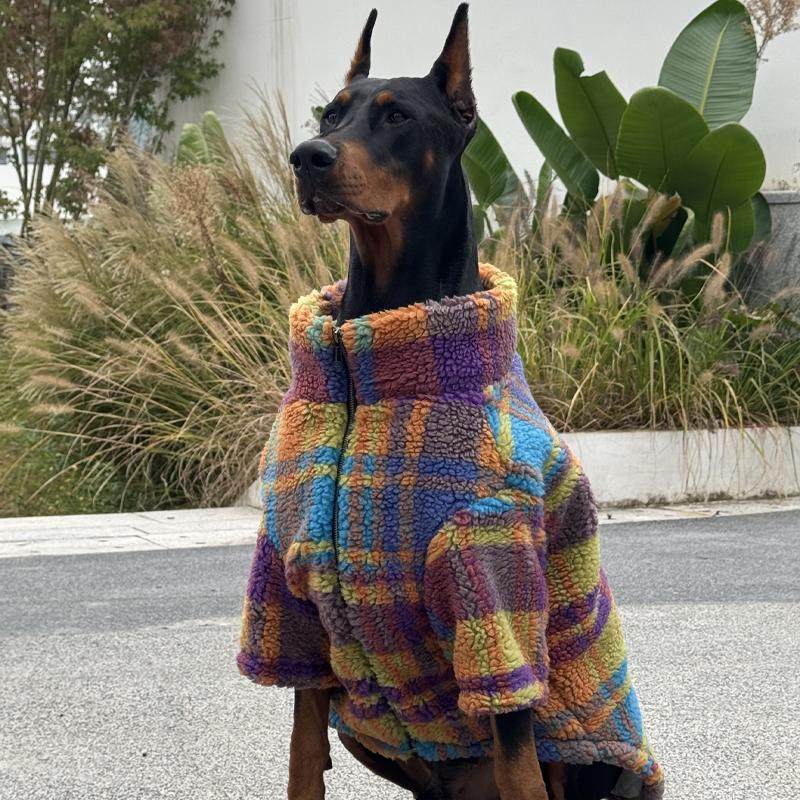Sudadera para Perro de Forro Polar de Borrego Colorido Forro Cálido Instagram
