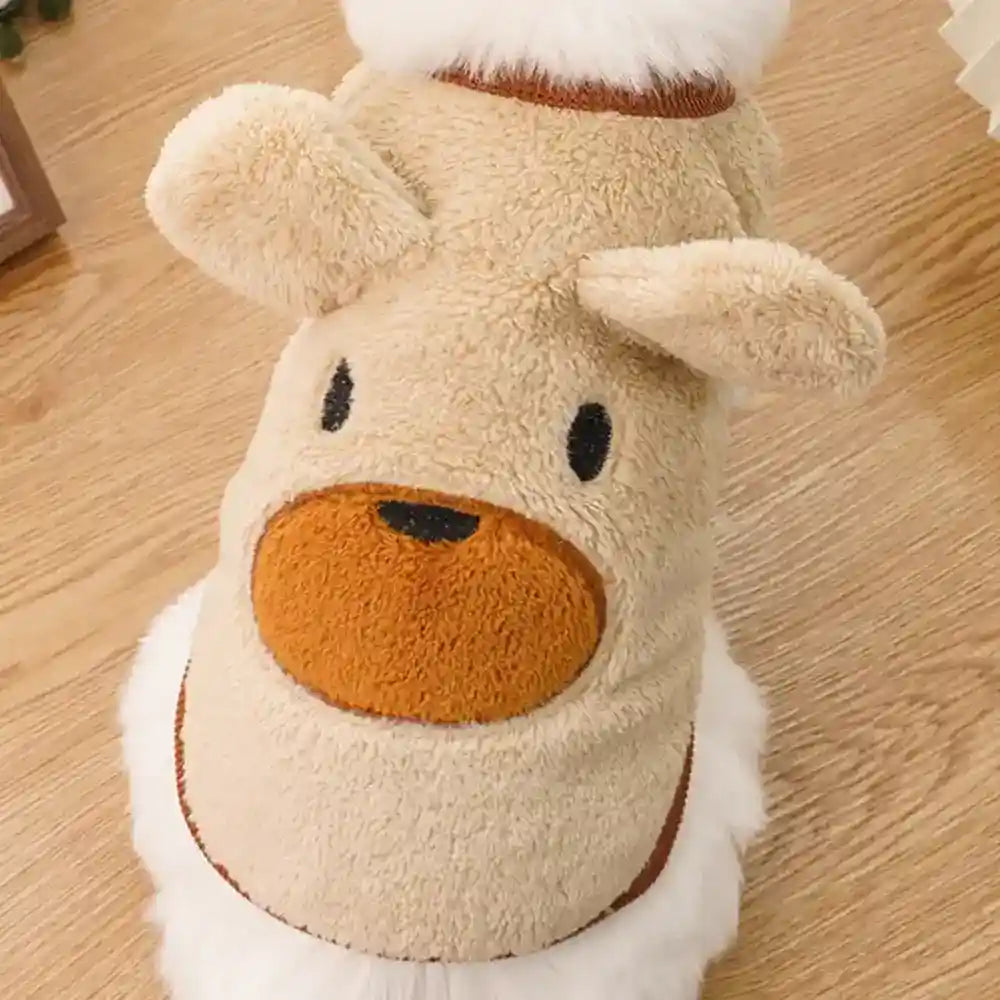 Abrigo Oso para Perros - Chaleco Acolchado Invernal