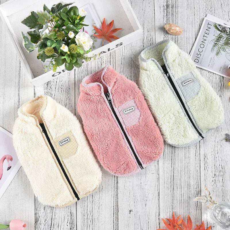 Abrigo Effidog para Perros - Chaleco de Pile con Cremallera